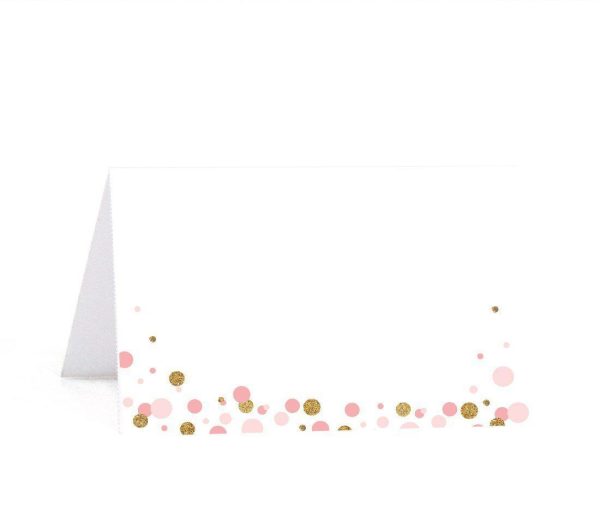 Gold Glitter Baby Shower Printable Table Tent Place Cards Cheap - Image 4