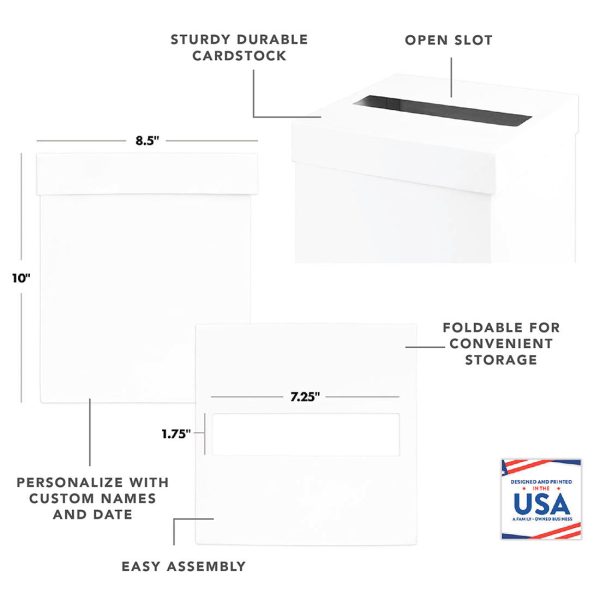 Modern Custom Name Photo Graduation Card Box, Class of 20XX, Set of 1 Fashion - Image 2