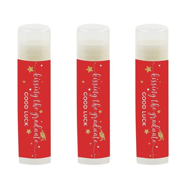 Kissing The Graduate Good Luck!  Lip Balm Favors Discount - Image 3