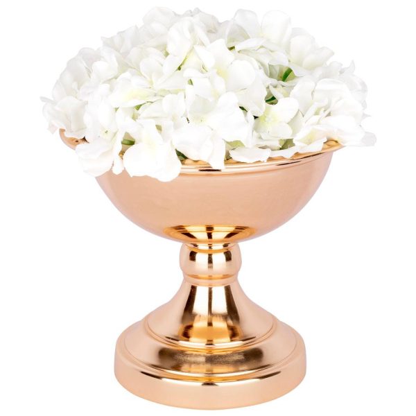 Set of 10 Metal Compote Bowl, Beaded Edge Decorative Bowl for Table Centerpiece on Sale - Image 2