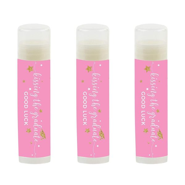 Kissing The Graduate Good Luck!  Lip Balm Favors Discount - Image 2