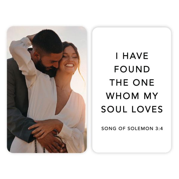 Custom Metal Wallet Photo Card Two Sides Custom Picture, Text, or Quote Message on Sale