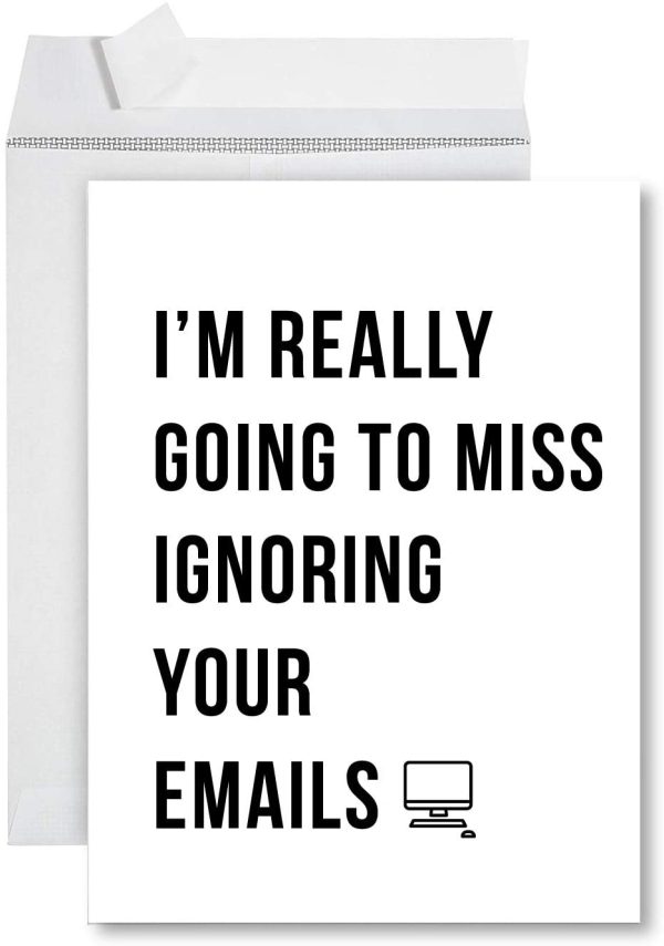 Funny Jumbo Retirement Card With Envelope, Farewell Office For Cheap - Image 4
