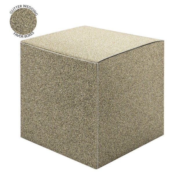 Set of 50 Glitter Favor Tuck Boxes Online Sale - Image 4