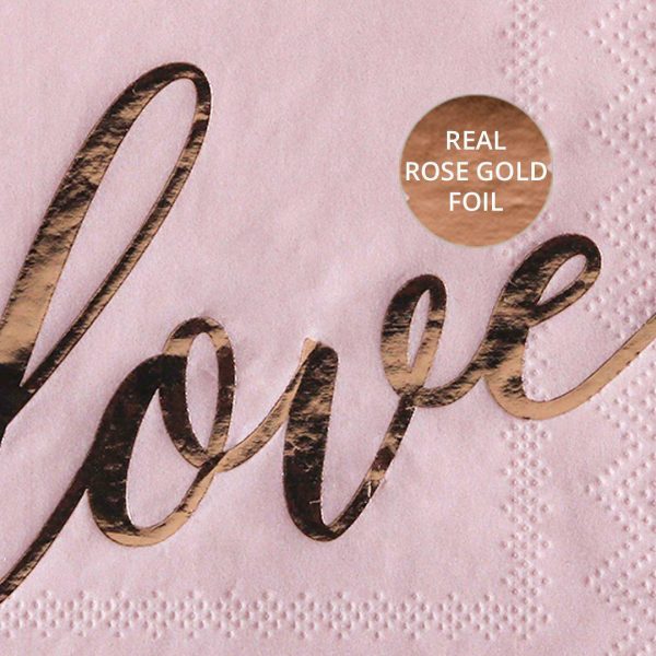 Scripted Love Cocktail Napkins For Cheap - Image 4