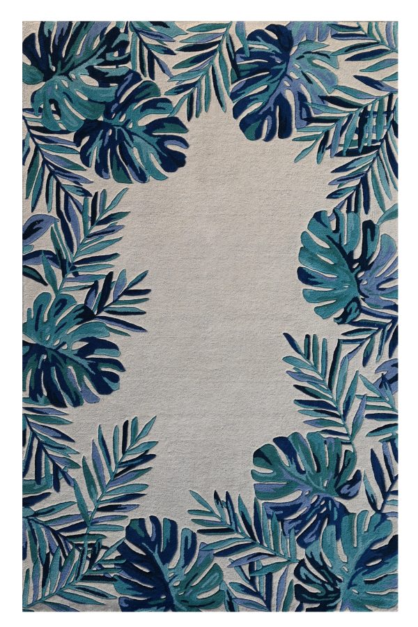 KAS Cove 300 Florals & Tropicals Hand Tufted Area Rug Fashion